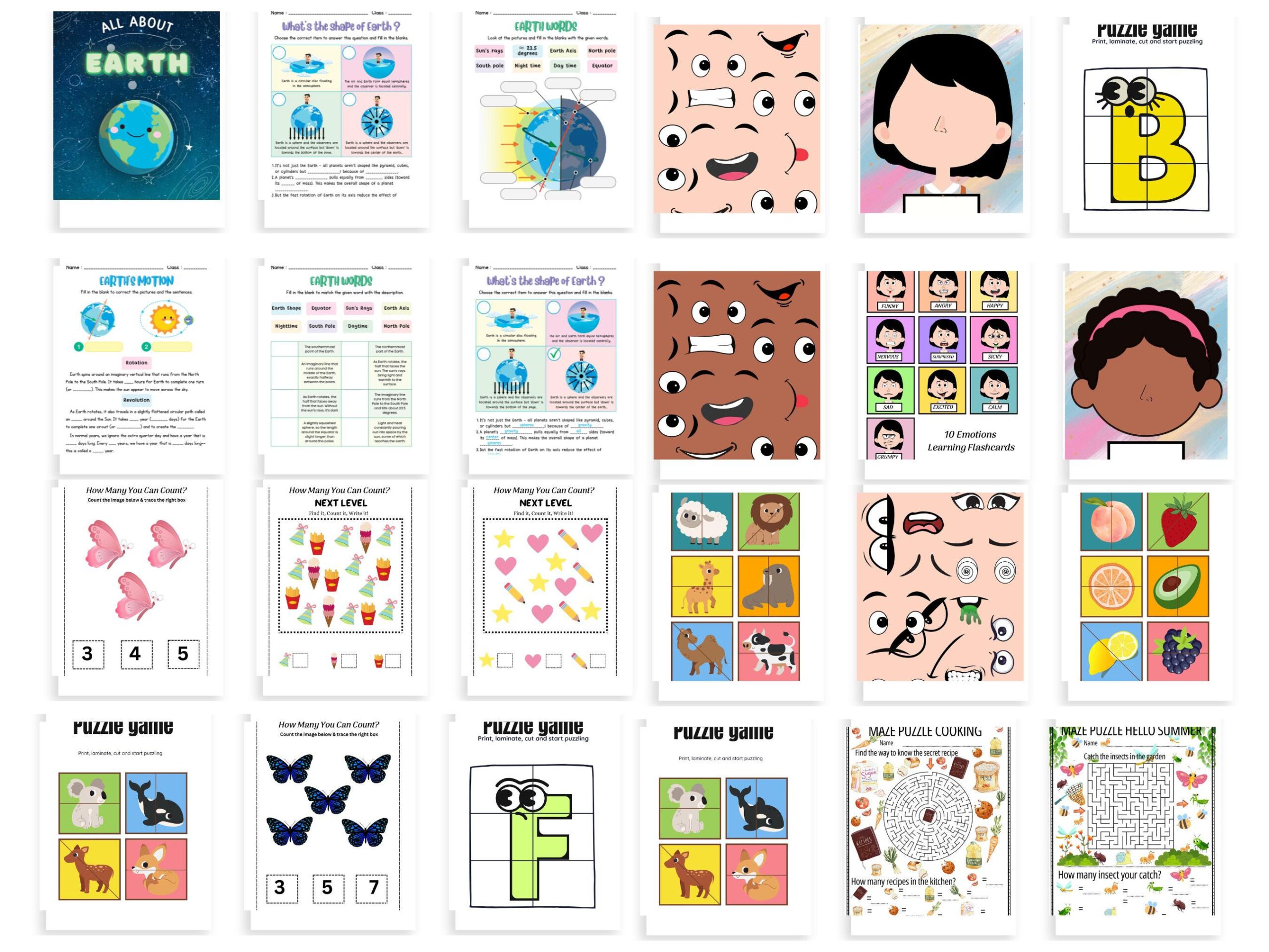 35,500+ Kids Learning Activities Bundle - Image 5