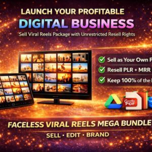 250,000+ Viral Reels Mega Bundle (PLR/MRR) | Faceless Reels Content | Instagram Reels, TikTok & YouTube Shorts | Digital Download