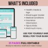 Nursing Student Planner | PLR MRR Printable | Resell Rights Digital Product (Instant Download)