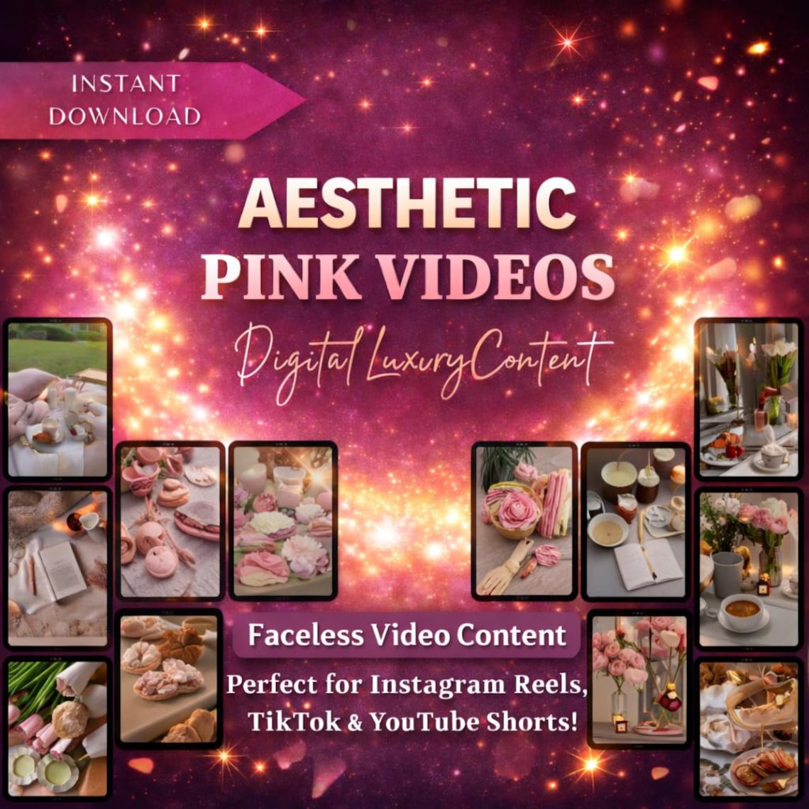 250,000+ Viral Reels Mega Bundle (PLR/MRR) | Faceless Reels Content | Instagram Reels, TikTok & YouTube Shorts | Digital Download - Image 2