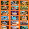 Interactive Kids Storybook Canva Templates with Audio – 48 Editable Story Templates for Children PLR MRR Printable Digital Story Book Bundle