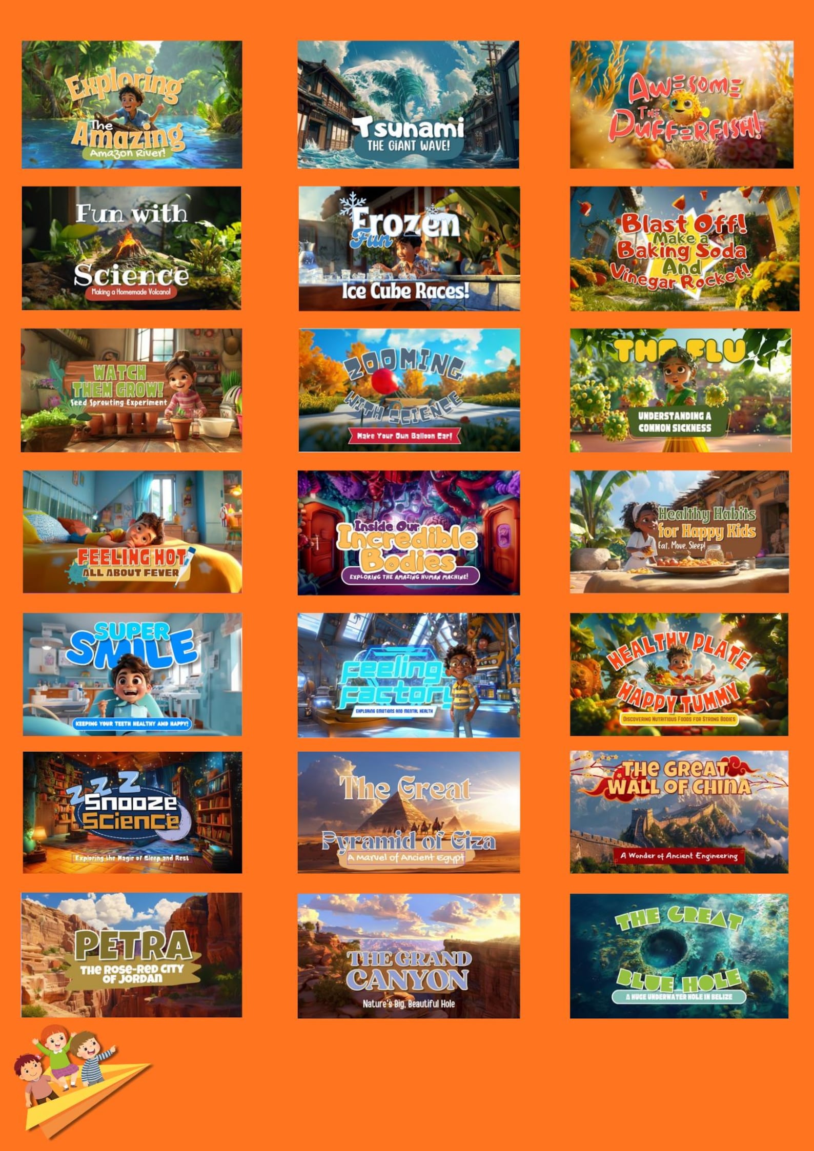 Interactive Kids Storybook Canva Templates with Audio – 48 Editable Story Templates for Children PLR MRR Printable Digital Story Book Bundle